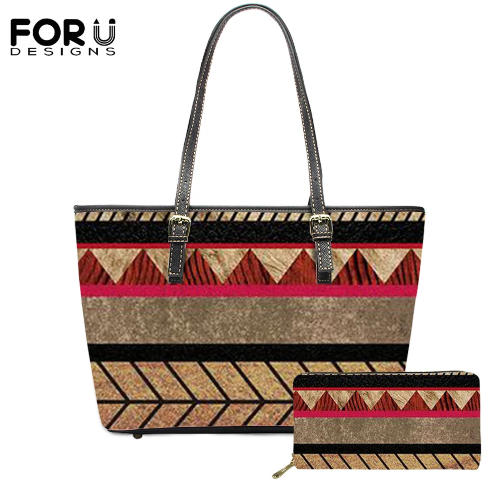 FORUDESIGN 2021 2Pcs Fashion Handbags Wallets For Girl Ladies Polynesian Tribal Style Printing Women's PU Leather Bag 2021
FORUDESIGN 2021 2Pcs Fashion Handbags Wallets For Girl Ladies Polynesian Tribal Style Printing Women's PU Leather Bag 2021