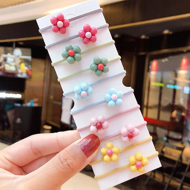 Girls Cute Colorful Flowers Elastic Hair Bands Kids Ponytail Holder Scrunchie Rubber Band Fashion Hair Accessories 10pcs/set
Girls Cute Colorful Flowers Elastic Hair Bands Kids Ponytail Holder Scrunchie Rubber Band Fashion Hair Accessories 10pcs/set