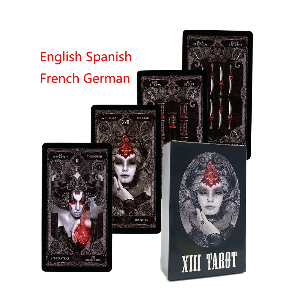 New Spanish Darkly Beautiful Tarot Cards Divination Cards Archangel Oracle Cards Oracle Cards English and Spanish French German
New Spanish Darkly Beautiful Tarot Cards Divination Cards Archangel Oracle Cards Oracle Cards English and Spanish French German