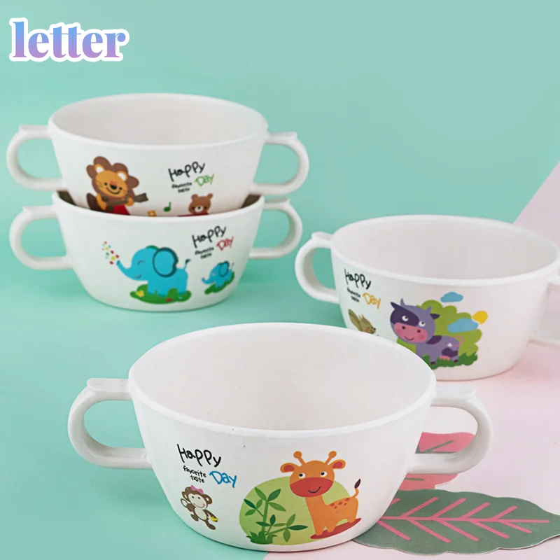 Миска из бамбукового волокна, детская миска с двойными ушами, устойчивая к падениям маленькая миска, бытовая миска для риса, милая мультяшна...
Миска из бамбукового волокна, детская миска с двойными ушами, устойчивая к падениям маленькая миска, бытовая миска для риса, милая мультяшна...