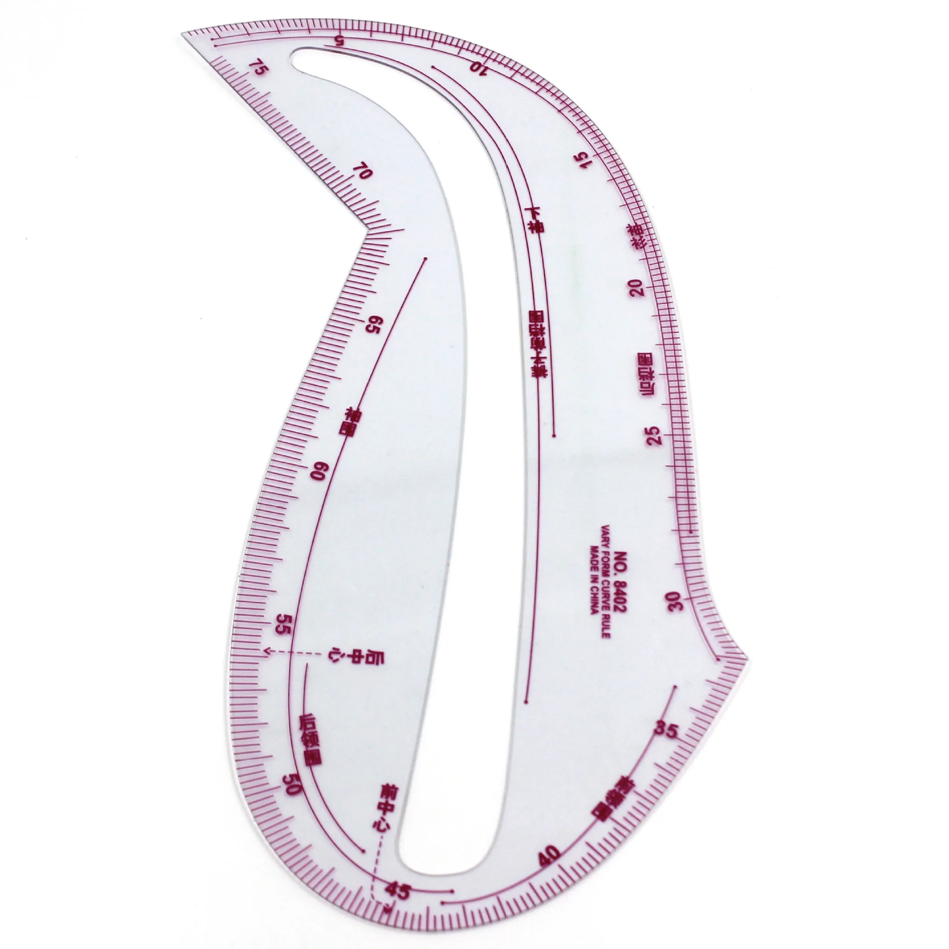 8402 Clothing Curve Ruler Sleeve Cage Sleeve Gathering Ruler Template Ruler Sleeve Hole Ruler Engraved Line Built-in Pattern
8402 Clothing Curve Ruler Sleeve Cage Sleeve Gathering Ruler Template Ruler Sleeve Hole Ruler Engraved Line Built-in Pattern