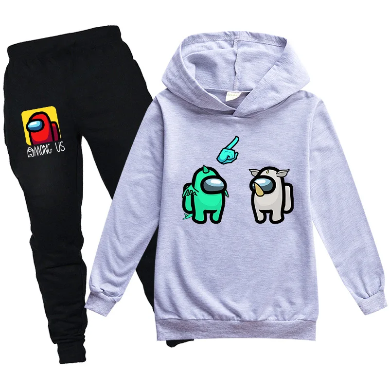 2021 New Style Hoodies Among Us Impostor Graphic Children Suit Sweatshirt Long Sleeved +Casual Sport Pants Kid Hip hop Set
2021 New Style Hoodies Among Us Impostor Graphic Children Suit Sweatshirt Long Sleeved +Casual Sport Pants Kid Hip hop Set