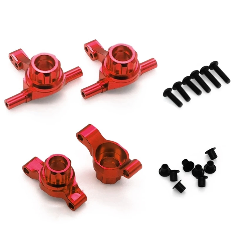 4Pcs Metal Front and Rear Upright Knuckle Arms Steering Knuckle Set for Tamiya TT02 TT02T 1/10 RC Car Upgrade Parts
4Pcs Metal Front and Rear Upright Knuckle Arms Steering Knuckle Set for Tamiya TT02 TT02T 1/10 RC Car Upgrade Parts