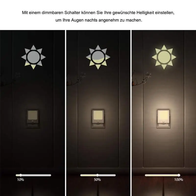 LED human body induction night light creative stepless E7Q7 dimming light induction night cabinet plug-in light F6H2
LED human body induction night light creative stepless E7Q7 dimming light induction night cabinet plug-in light F6H2