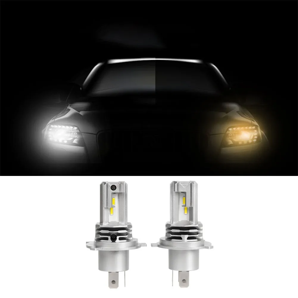 1 Pair H4 M4 Series Car Led Headlights H4 Double Headlights With Far And Near Beam DC9V-32V 6000K White
1 Pair H4 M4 Series Car Led Headlights H4 Double Headlights With Far And Near Beam DC9V-32V 6000K White