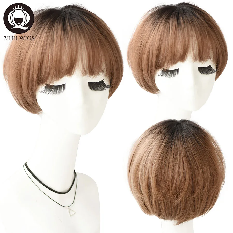 7JHH Blonde Wigs For Women Omber Ash Blue Short Hair With Bangs Cosplay Party Exquisite Heat Resistant Straight Lolita Wig
7JHH Blonde Wigs For Women Omber Ash Blue Short Hair With Bangs Cosplay Party Exquisite Heat Resistant Straight Lolita Wig