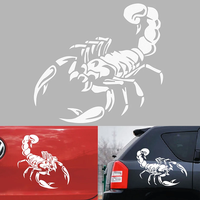 

30cm x 12cm DIY 3D Scorpion Car Stickers Car Styling Sticker for Cars Decoration