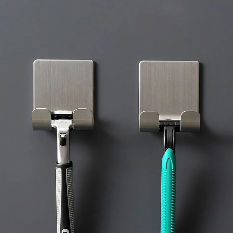 304 Stainless Steel Razor Holder Men Shaving Shaver Shelf Shaving Razor Rack Bathroom Home Hooks Hanger Wall Stickers Hooks
304 Stainless Steel Razor Holder Men Shaving Shaver Shelf Shaving Razor Rack Bathroom Home Hooks Hanger Wall Stickers Hooks