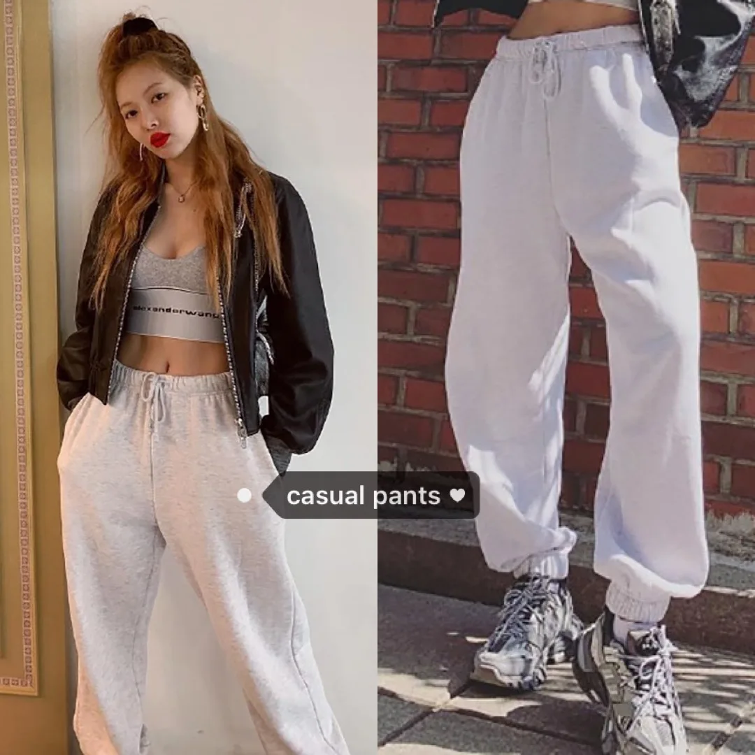 Streetwear Women JoggersKim Hyun A Korean White Loose Casual Sports Pants High Waist Beam Summer Elastic Waist Casual Pants
Streetwear Women JoggersKim Hyun A Korean White Loose Casual Sports Pants High Waist Beam Summer Elastic Waist Casual Pants