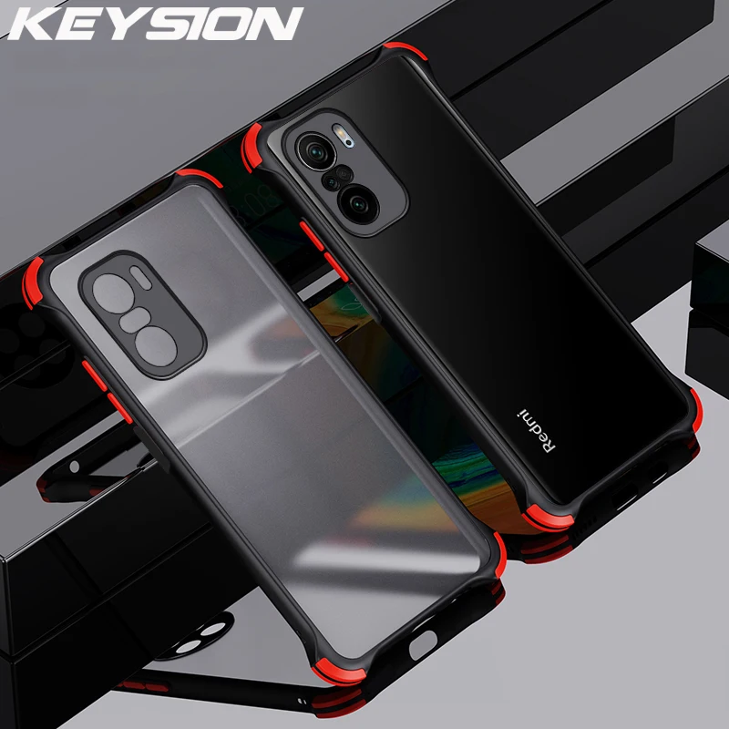 KEYSION Matte Case for Redmi Note 10 Pro 10S 9S 9T 9A 8 7 K40 Clear Shockproof Phone Cover for Xiaomi Mi 11i POCO X3 NFC M3 F3
KEYSION Matte Case for Redmi Note 10 Pro 10S 9S 9T 9A 8 7 K40 Clear Shockproof Phone Cover for Xiaomi Mi 11i POCO X3 NFC M3 F3