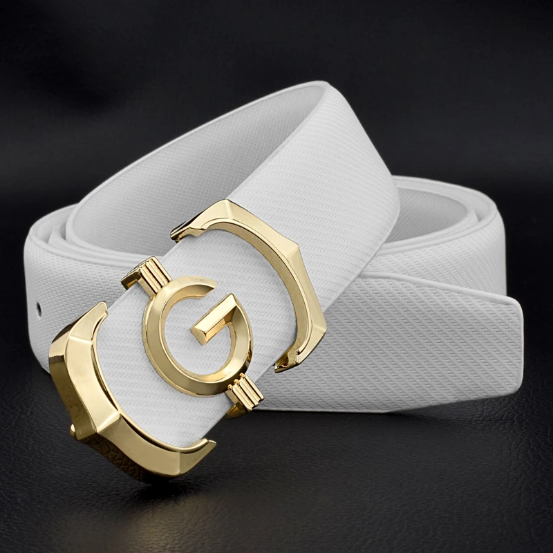 Designer belts men high quality genuine leather fashion g belt men luxury brand Cowskin casual white Waist Strap ceinture homme
Designer belts men high quality genuine leather fashion g belt men luxury brand Cowskin casual white Waist Strap ceinture homme