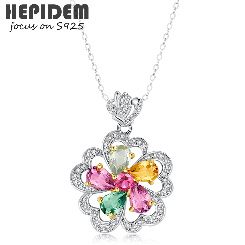 HEPIDEM Rotate 100% Tourmaline 925 Sterling Silver Necklace 2022 New Women Red Yellow Stone Gem Gemstones S925 Fine Jewelry 1419
HEPIDEM Rotate 100% Tourmaline 925 Sterling Silver Necklace 2022 New Women Red Yellow Stone Gem Gemstones S925 Fine Jewelry 1419