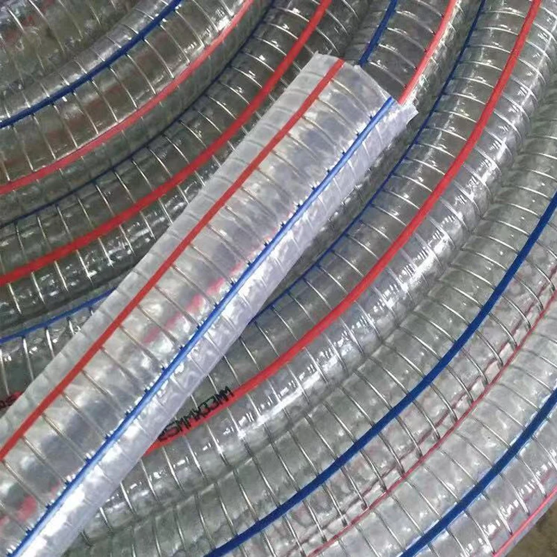PVC Transparent Steel Wire Hose High Temperature Resistant Antifreeze Pipe16/19/25/32/38/40/45mm Plastic Water Pipe | Автомобили и