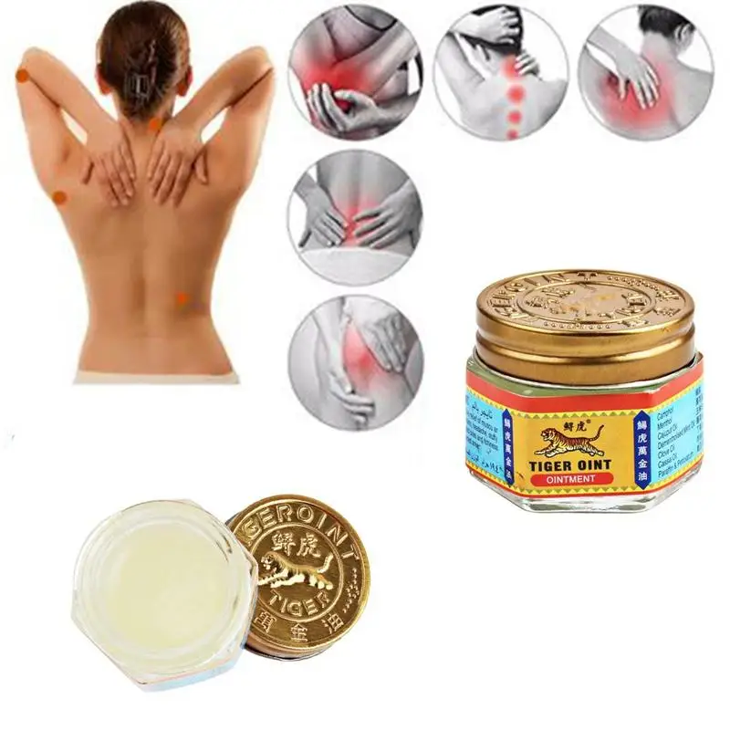 100% Original Thailand Painkiller Ointment White Tiger Balm Ointment Muscle Pain Relief Ointment Soothe itch
100% Original Thailand Painkiller Ointment White Tiger Balm Ointment Muscle Pain Relief Ointment Soothe itch