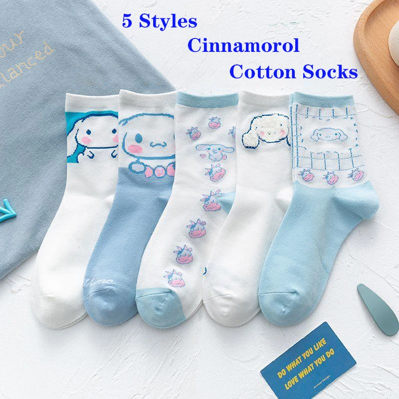 5 Styles Kawaii Cinnamorol Plush Cotton Socks Women Tube Socks Ins Spring Cute Cotton Soft Sister Cartoon Lolita Stockings Girls
5 Styles Kawaii Cinnamorol Plush Cotton Socks Women Tube Socks Ins Spring Cute Cotton Soft Sister Cartoon Lolita Stockings Girls
