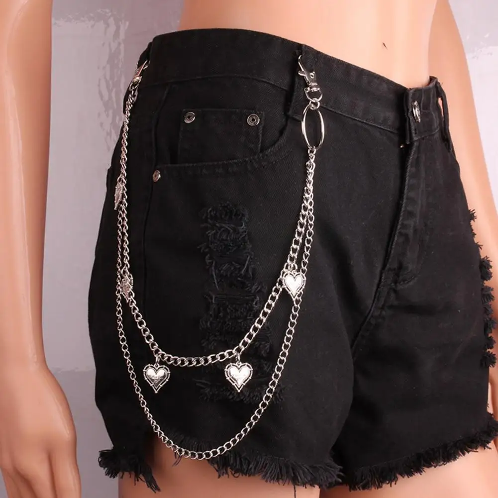 Fashion Pants Jewelry Anti-deform Pants Chain Eye-catching Alloy Double-layer Heart Shape Body Jewelry for Daily Use
Fashion Pants Jewelry Anti-deform Pants Chain Eye-catching Alloy Double-layer Heart Shape Body Jewelry for Daily Use