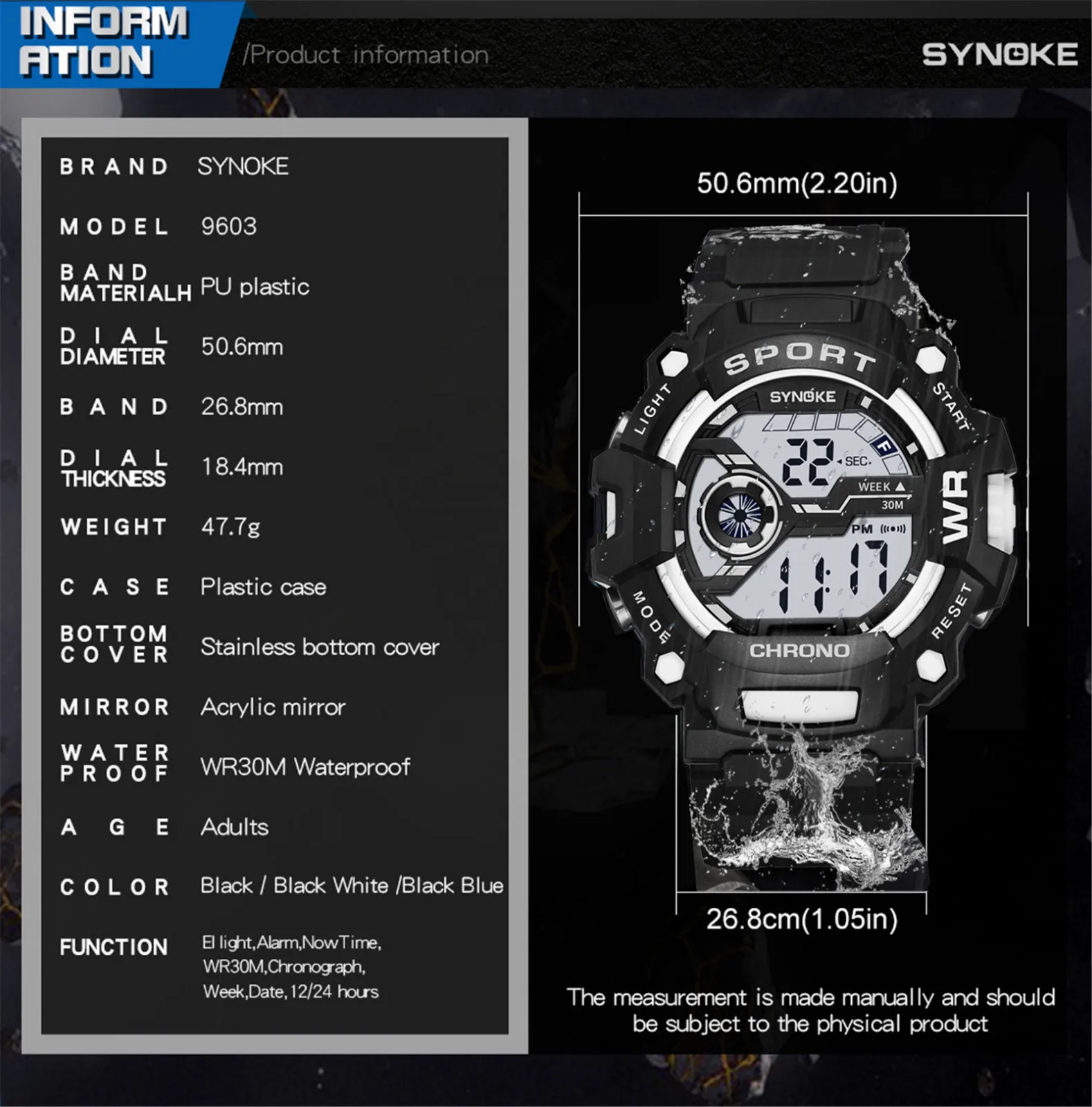 men Digital Watches Sports Multi Function Colorful Luminous Digital Watches Luminous Waterproof LED Display men watches relogio
men Digital Watches Sports Multi Function Colorful Luminous Digital Watches Luminous Waterproof LED Display men watches relogio