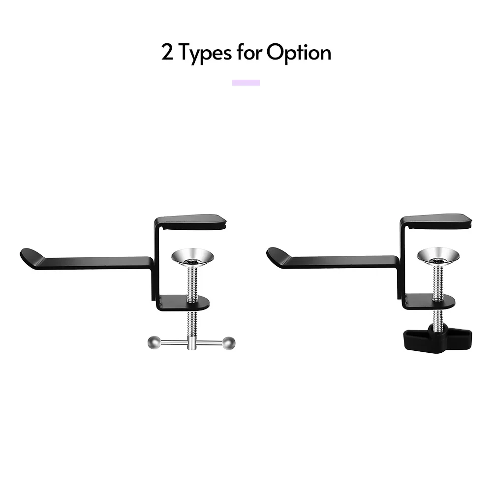 Universal Headphone Hanger Desk Mount Headset Holder Under Desk Headphones Stand Hook Aluminum Alloy
Universal Headphone Hanger Desk Mount Headset Holder Under Desk Headphones Stand Hook Aluminum Alloy