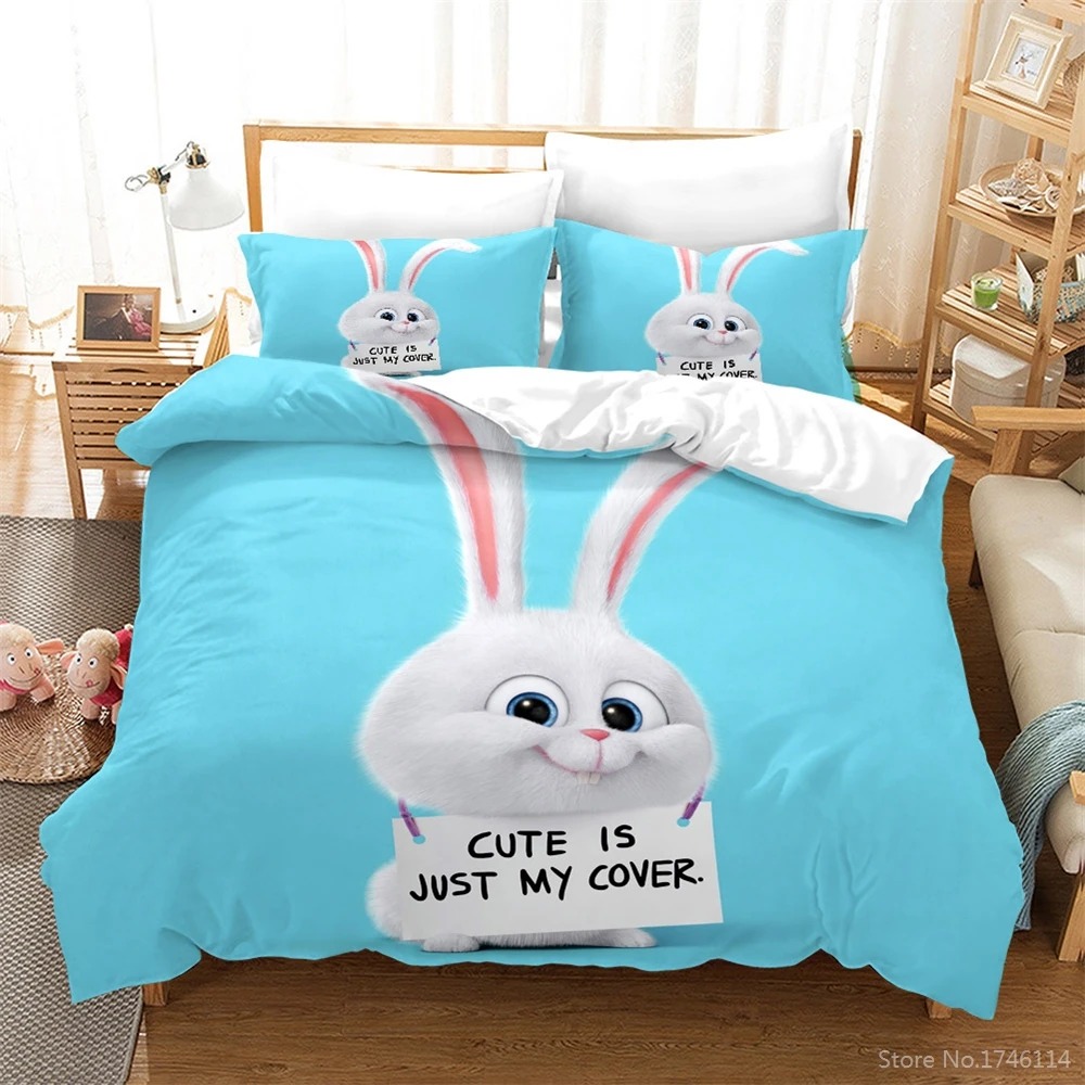 3D Lovely Pet Rabbit Animal Bedding Set Kids Cute Cartoon Duvet Cover Set Soft Quilt Cover Pillowcase Home Textile Bedclothes
3D Lovely Pet Rabbit Animal Bedding Set Kids Cute Cartoon Duvet Cover Set Soft Quilt Cover Pillowcase Home Textile Bedclothes
