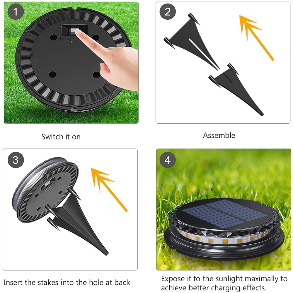 Solar Powered Ground Light Waterproof Garden Pathway Deck Lights Solar Lamp for Home Yard Driveway Lawn Road
Solar Powered Ground Light Waterproof Garden Pathway Deck Lights Solar Lamp for Home Yard Driveway Lawn Road