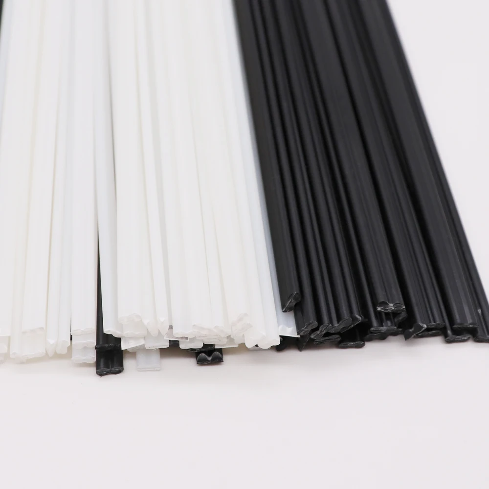 Black/White length 25cm ABS/PP/PE/PPR plastic welding rods for car bumper repair tools hot air welder machine gun 
Black/White length 25cm ABS/PP/PE/PPR plastic welding rods for car bumper repair tools hot air welder machine gun