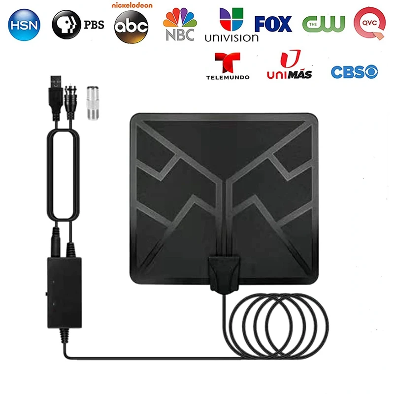 HDTV 4K 1080P 120Mile Range TV Antennas Digital Range Carbon Fiber Signal Booster for Netflix NBC Local Channels
HDTV 4K 1080P 120Mile Range TV Antennas Digital Range Carbon Fiber Signal Booster for Netflix NBC Local Channels