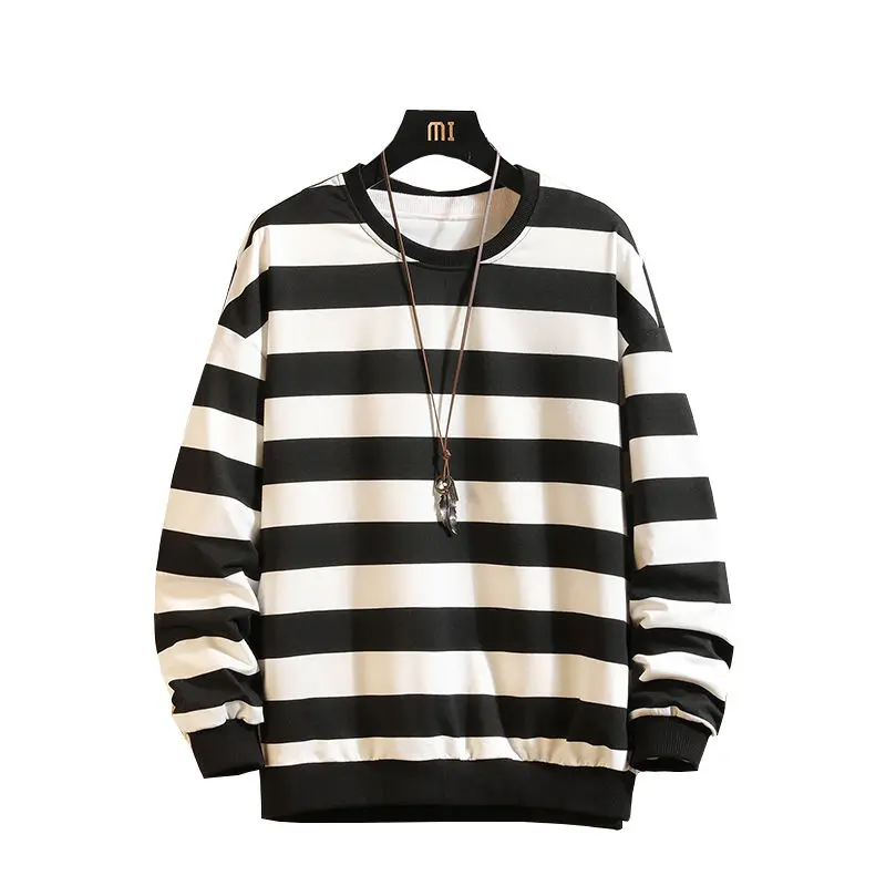 Pullover Hoodie Men's Fashion Contrast Color Casual Striped Hoodies Men Streetwear Wild Loose O-neck Sweatshirt Mens M-5XL
Pullover Hoodie Men's Fashion Contrast Color Casual Striped Hoodies Men Streetwear Wild Loose O-neck Sweatshirt Mens M-5XL