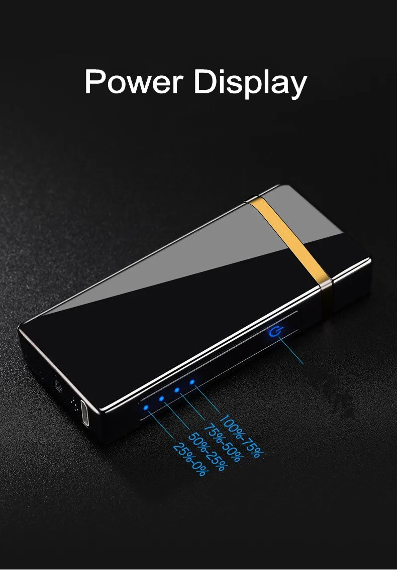 Novelty Touch Dual Arc Plasma Lighter Electronic USB Charging Cigarette Cigar Lighters Metal Rechargeable Tobacco Pipe Lighter
Novelty Touch Dual Arc Plasma Lighter Electronic USB Charging Cigarette Cigar Lighters Metal Rechargeable Tobacco Pipe Lighter