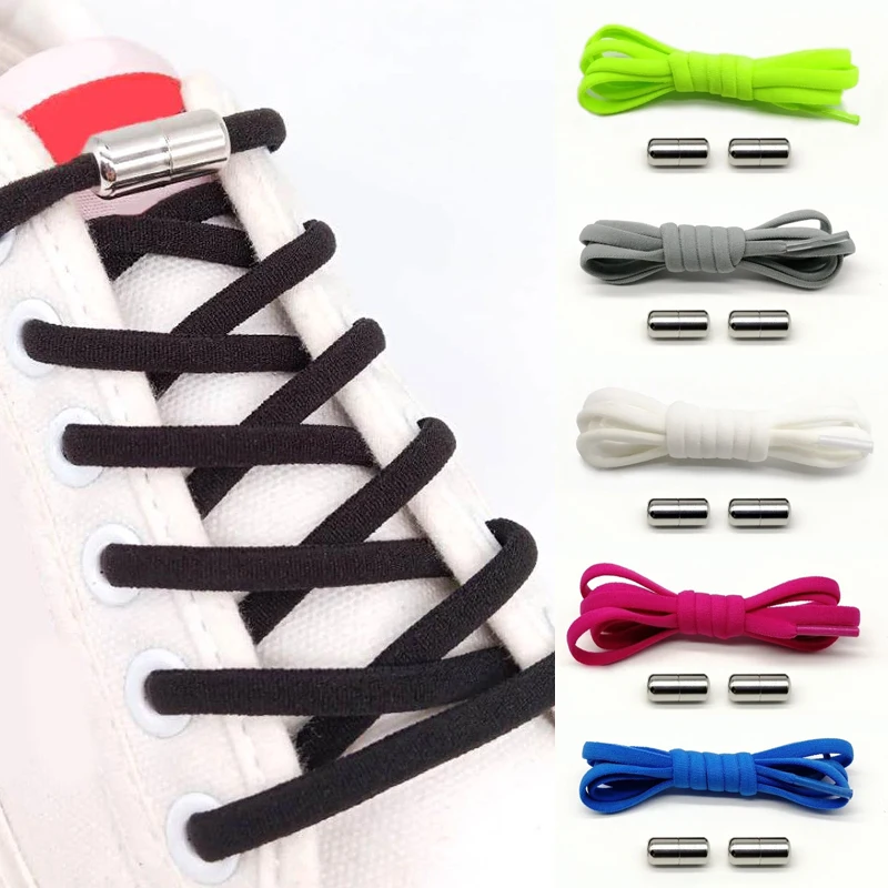 Semicircle No Tie Shoelaces Elastic Shoe laces Sneakers shoelace Metal Lock Lazy Laces for Kids and Adult One size fits all shoe
Semicircle No Tie Shoelaces Elastic Shoe laces Sneakers shoelace Metal Lock Lazy Laces for Kids and Adult One size fits all shoe