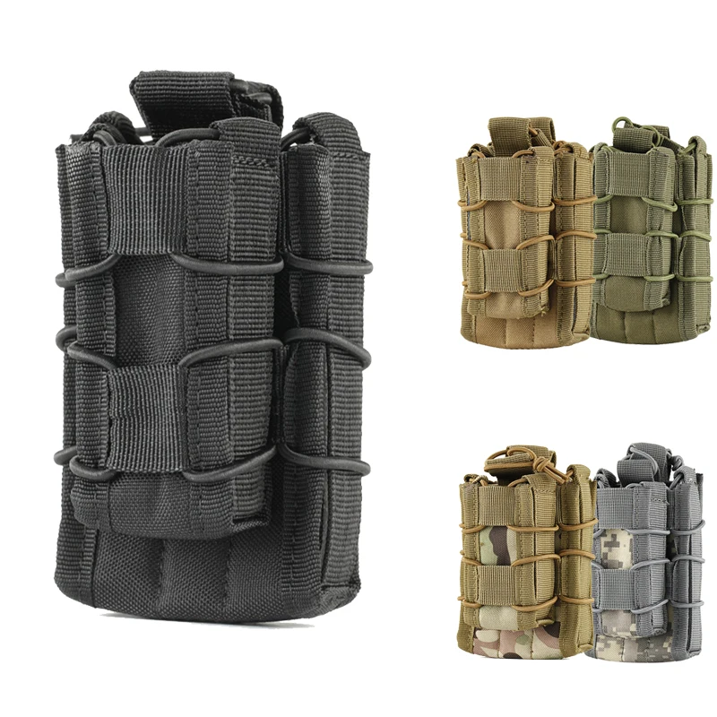 Molle System Magazine Pouch 1000D Nylon Double Layer Storage Bags Airsoft Tactical Rifle Pistol Gun Mag Pouch
Molle System Magazine Pouch 1000D Nylon Double Layer Storage Bags Airsoft Tactical Rifle Pistol Gun Mag Pouch