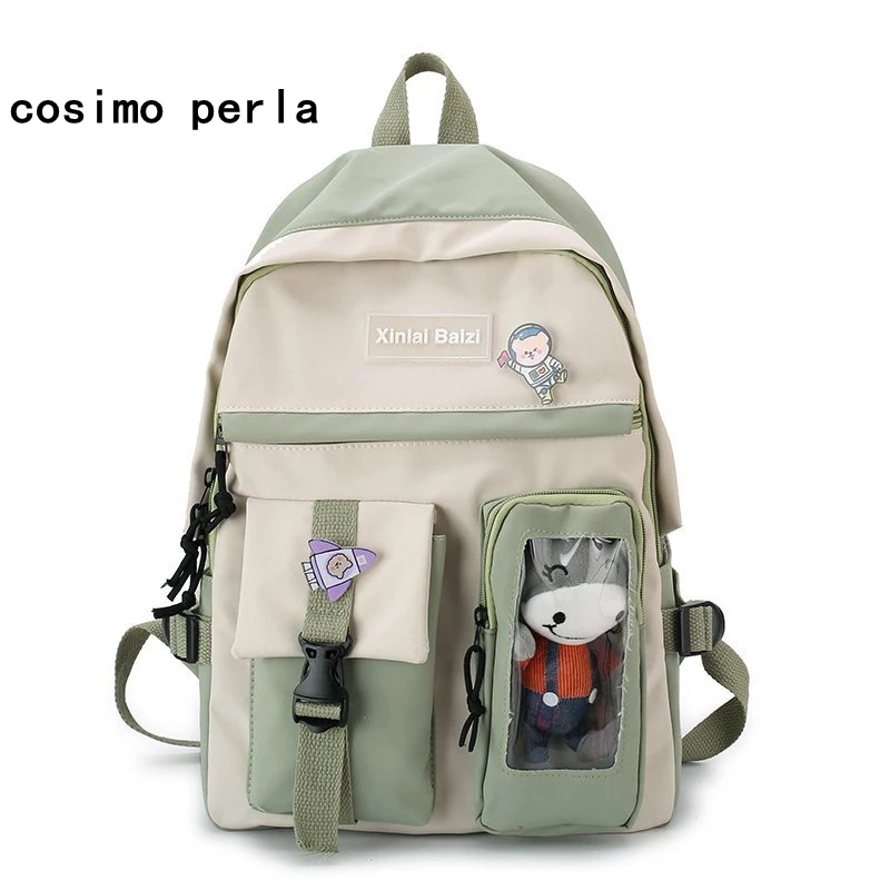 Нейлоновые рюкзаки в стиле пэчворк для женщин, вместительные школьные ранцы карамельных цветов для ноутбука 17 дюймов, дорожные сумки с двум...
Нейлоновые рюкзаки в стиле пэчворк для женщин, вместительные школьные ранцы карамельных цветов для ноутбука 17 дюймов, дорожные сумки с двум...