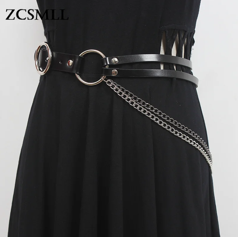 ZCSMLL 2021 New Autumn And Winter Fashion Women Clothes PU Leather Spliced Metal Chain Waist Belt Female Tide TH229
ZCSMLL 2021 New Autumn And Winter Fashion Women Clothes PU Leather Spliced Metal Chain Waist Belt Female Tide TH229