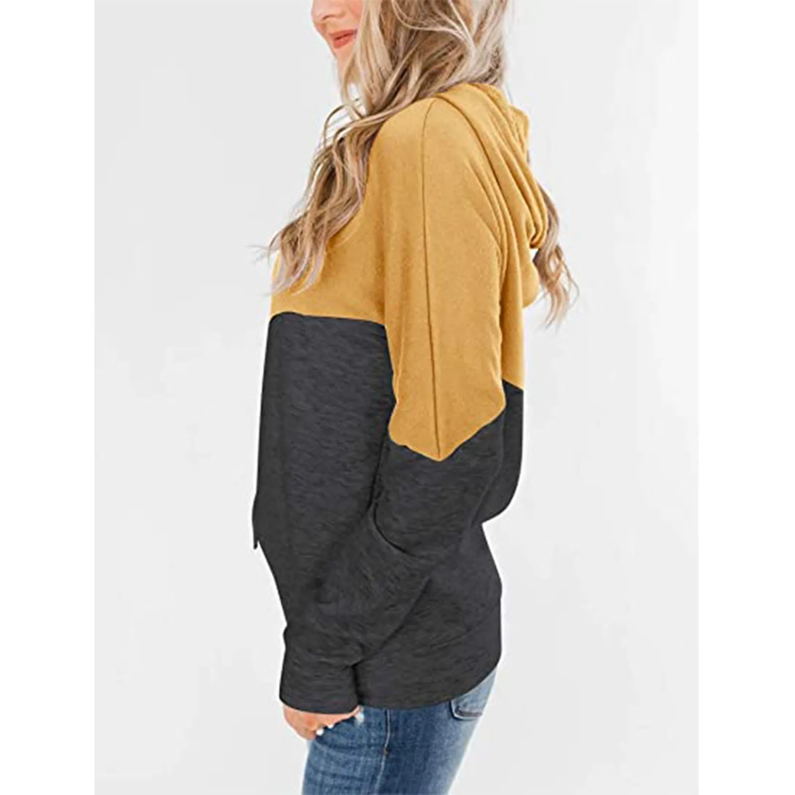 6 Colors New Fashion Sweatshirt Hoodies Women Autumn Casual Color Block Hooded Long Sleeve Loose Pullover Tops
6 Colors New Fashion Sweatshirt Hoodies Women Autumn Casual Color Block Hooded Long Sleeve Loose Pullover Tops