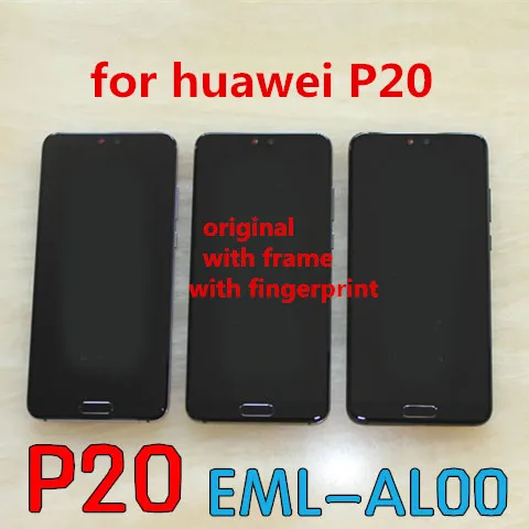 Original for Huawei P20 EML-L09 EML-L09C EML-L29 EML-AL00 5.8"with frame with fingerprit Touch Screen Digitizer Full Assembly
Original for Huawei P20 EML-L09 EML-L09C EML-L29 EML-AL00 5.8"with frame with fingerprit Touch Screen Digitizer Full Assembly