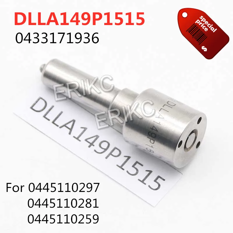 ERIKC DLLA149P1515(0433171936) Diesel Engine Injector Nozzle DLLA 149P 1515 DLLA 149 P 1515 for 0445110297 0445110281 0445110259
ERIKC DLLA149P1515(0433171936) Diesel Engine Injector Nozzle DLLA 149P 1515 DLLA 149 P 1515 for 0445110297 0445110281 0445110259