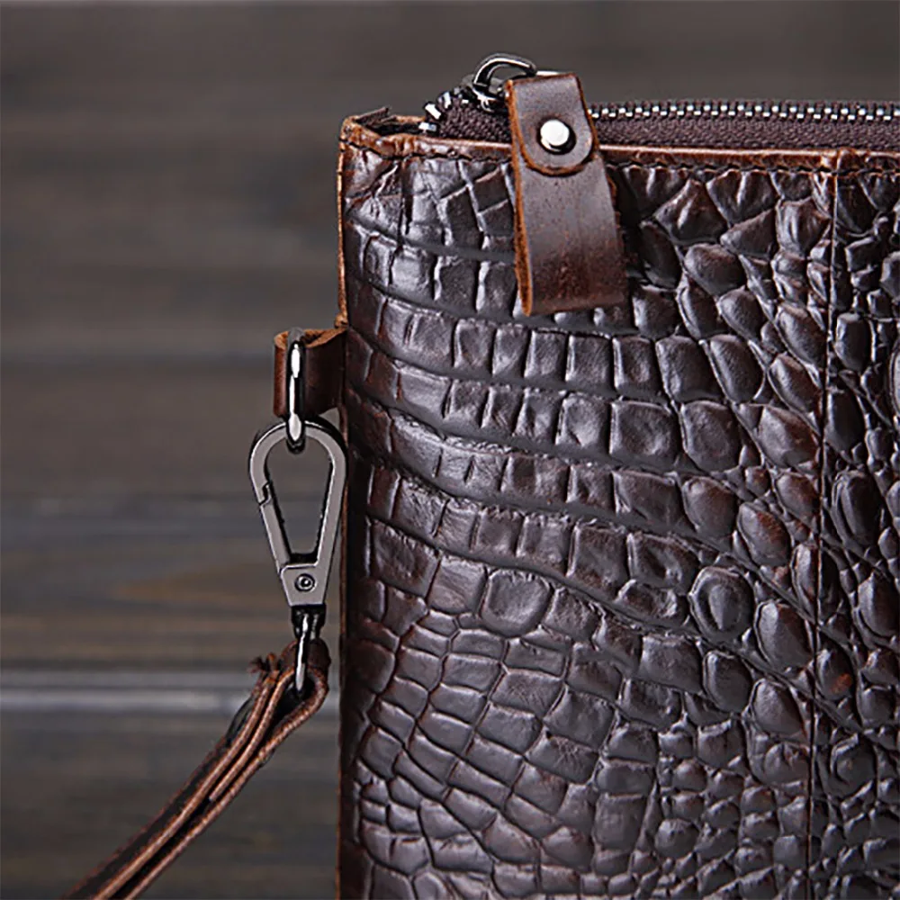 Norbinus Genuine Leather Men Clutch Wallets Real Skin Crocodile Bag Long Wallets Phone Case Money Pocket Purse Wrist Handy Bag 
Norbinus Genuine Leather Men Clutch Wallets Real Skin Crocodile Bag Long Wallets Phone Case Money Pocket Purse Wrist Handy Bag