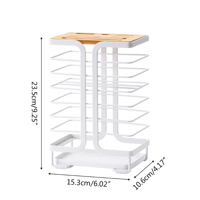 Household Knife Holder with Drain Tray Professional Wrought Iron Countertop Hollow Storage Rack Organizer Kitchen Tools
Household Knife Holder with Drain Tray Professional Wrought Iron Countertop Hollow Storage Rack Organizer Kitchen Tools