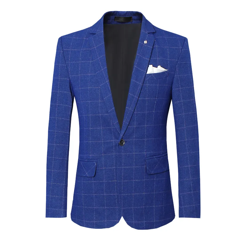 Men Blazers Slim Fit New Arrival Formal Casual Check Suit Jacket One Button Business Party Office Work Daily Life Wedding Groom
Men Blazers Slim Fit New Arrival Formal Casual Check Suit Jacket One Button Business Party Office Work Daily Life Wedding Groom