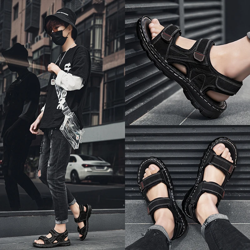 Outdoor Sandals Sandal Men Shoes Sandalhas Gladiator Sandals Mens Sport Leather For Male Wooden Summer Geta Sandles Slip On
Outdoor Sandals Sandal Men Shoes Sandalhas Gladiator Sandals Mens Sport Leather For Male Wooden Summer Geta Sandles Slip On