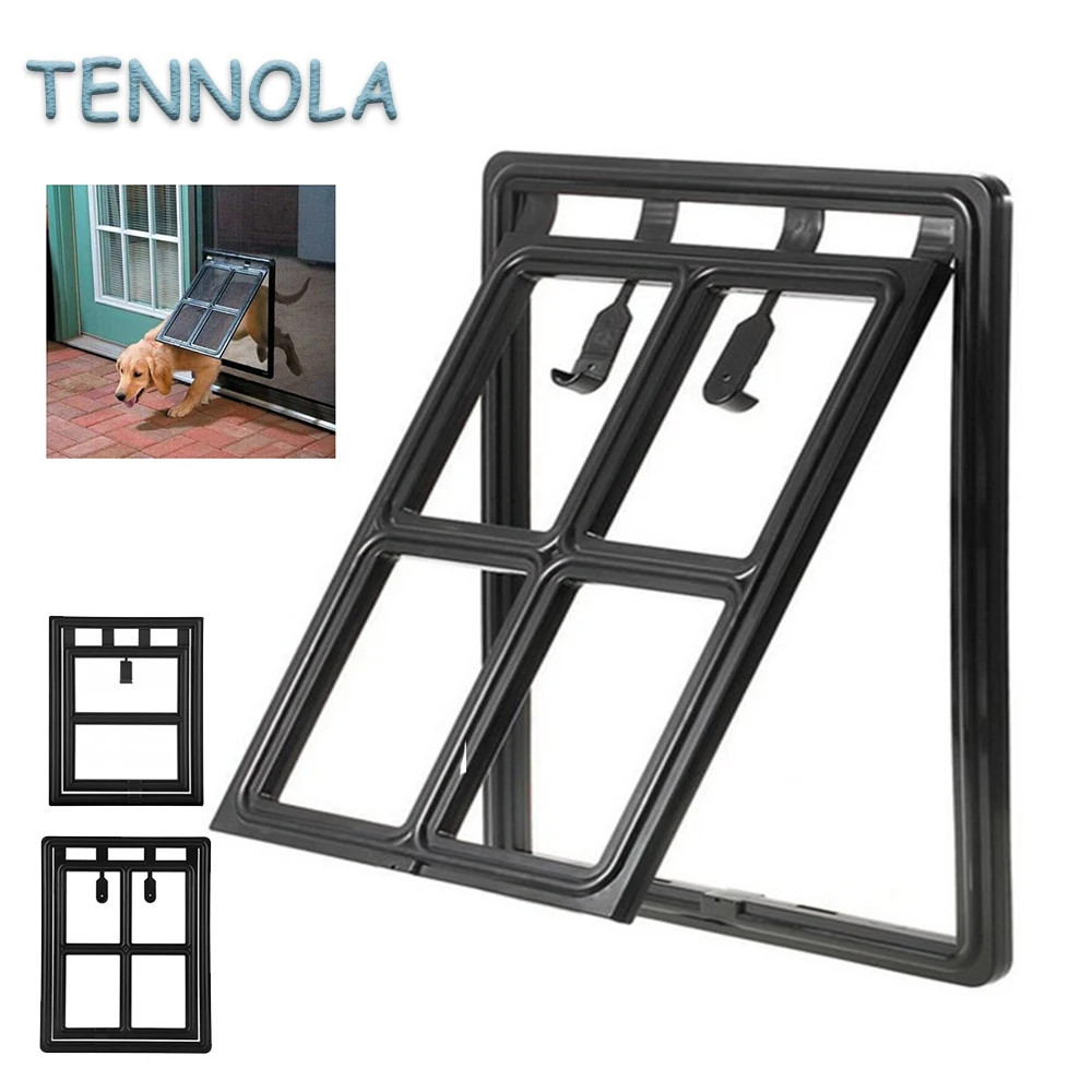 Plastic Pet Dog Cat Kitty Door Screen Window Security Flap Gates Magnetic Locking Safe Flap Dog Fence Free Access Door for Home
Plastic Pet Dog Cat Kitty Door Screen Window Security Flap Gates Magnetic Locking Safe Flap Dog Fence Free Access Door for Home