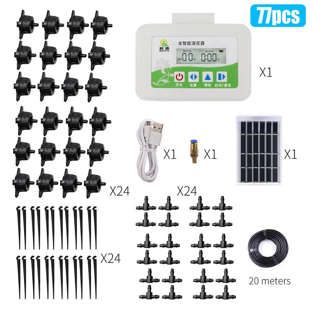 77pcs Faucet Timer Water Pipe Irrigation Equipment Simple Operation Irrigation Timing Device Water Pipe Timer Water Timer
77pcs Faucet Timer Water Pipe Irrigation Equipment Simple Operation Irrigation Timing Device Water Pipe Timer Water Timer
