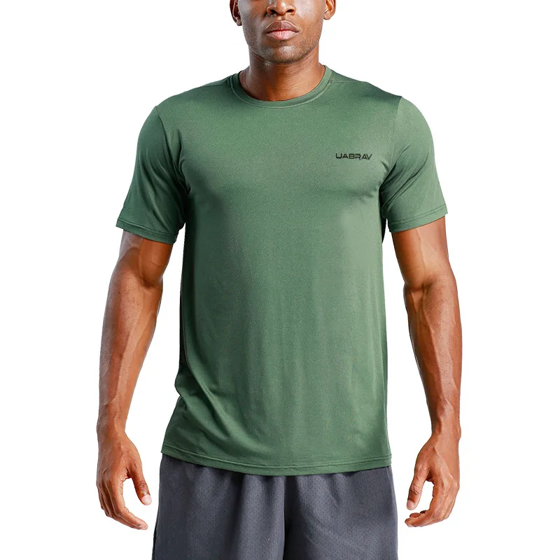Man Summer Sports T-shirt Gym Outdoor Short Sleeve Quick Dry Workout Fitness Shirt Running Bodybuilding Badminton 
Man Summer Sports T-shirt Gym Outdoor Short Sleeve Quick Dry Workout Fitness Shirt Running Bodybuilding Badminton
