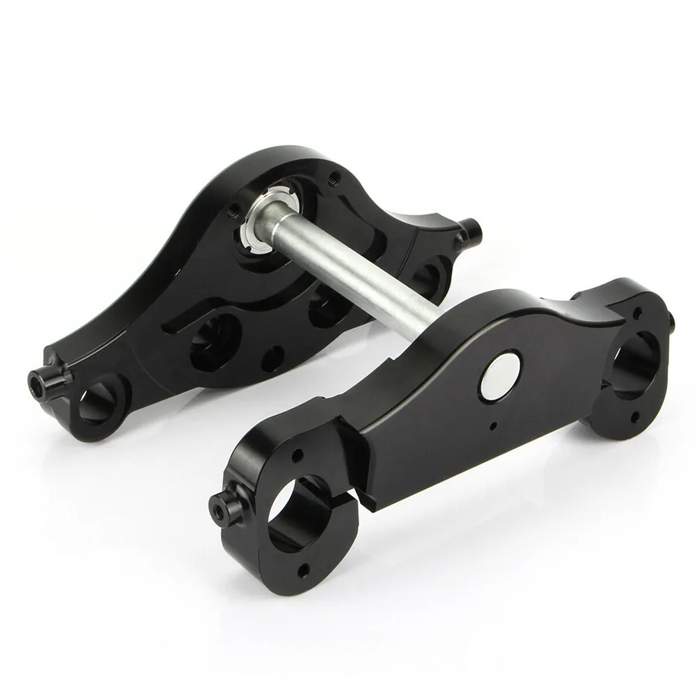 New 11 Degree Raked Triple Trees Set 21"-23" Wheel For Harley Touring FLT 97-13
New 11 Degree Raked Triple Trees Set 21"-23" Wheel For Harley Touring FLT 97-13