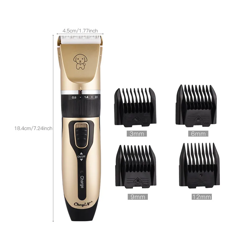 Professional Pet Hair Trimmer Cordless Ceramic Electric Pet Clipper Animal Shaver Low Noise Dog Cat Hair Cutter with Nail File
Professional Pet Hair Trimmer Cordless Ceramic Electric Pet Clipper Animal Shaver Low Noise Dog Cat Hair Cutter with Nail File
