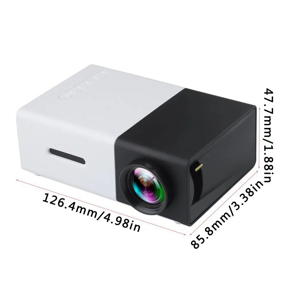 Portable Projector 3D HD LED Home Theater Cinema 1080p HDMI USB Audio Projector Yg300 Mini Projector Camara Masanori
Portable Projector 3D HD LED Home Theater Cinema 1080p HDMI USB Audio Projector Yg300 Mini Projector Camara Masanori