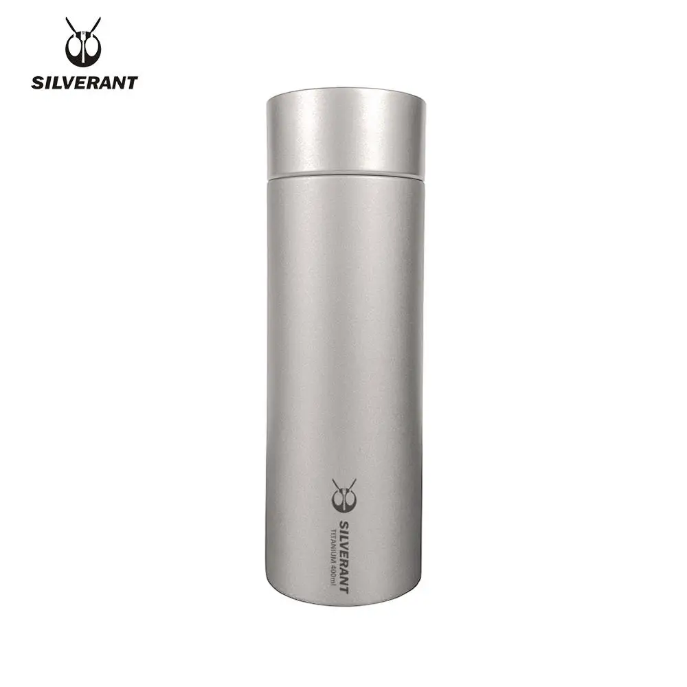 Silverant Titanium Double Wall Thermos Flask Insulation Bottle 400ml Vacuum Tumbler Cup Portable For Travel Outdoor Office
Silverant Titanium Double Wall Thermos Flask Insulation Bottle 400ml Vacuum Tumbler Cup Portable For Travel Outdoor Office