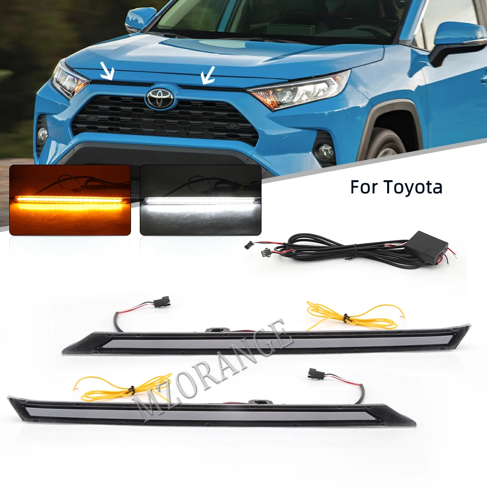 Светодиодсветодиодный дневные ходовые огни для Toyota RAV4, декоративный последовательный сигнал поворота 2019 2020 2021
Светодиодсветодиодный дневные ходовые огни для Toyota RAV4, декоративный последовательный сигнал поворота 2019 2020 2021