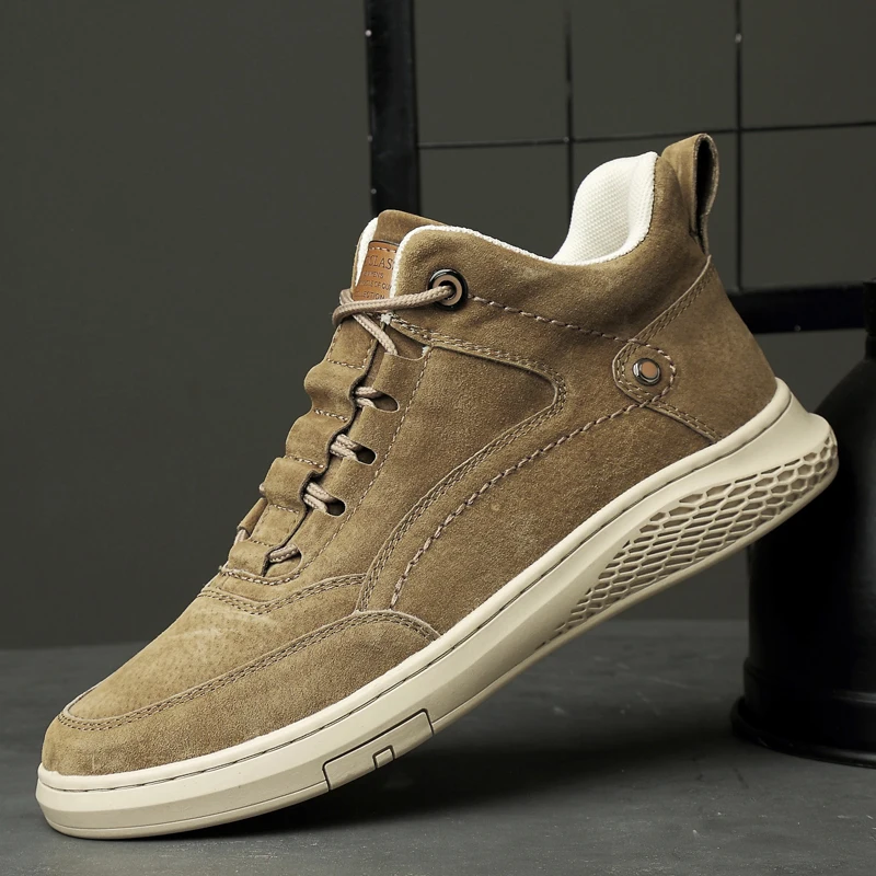 Men Shoes fashion Genuine Leather Loafers Winter Warm lace up comfortable Casual Shoes Outdoor Men Sneakers shoes
Men Shoes fashion Genuine Leather Loafers Winter Warm lace up comfortable Casual Shoes Outdoor Men Sneakers shoes