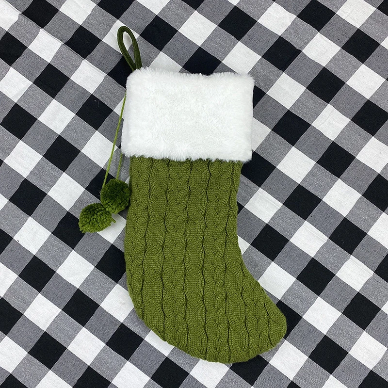 60 Pcs Christmas Stockings 16 inch Large Size Knitted Xmas Stocking Decorations Family Holiday Season Decor Wholesale E1
60 Pcs Christmas Stockings 16 inch Large Size Knitted Xmas Stocking Decorations Family Holiday Season Decor Wholesale E1