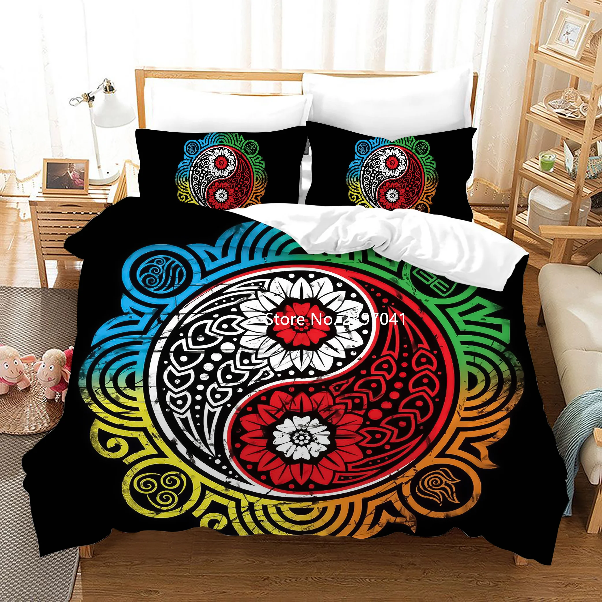 Yin and Yang 3D Pattern Quilt Cover Home Textile 2-3 Bedroom Decoration Quilt Cover for Men Down Quilt Cover for Women Bedding
Yin and Yang 3D Pattern Quilt Cover Home Textile 2-3 Bedroom Decoration Quilt Cover for Men Down Quilt Cover for Women Bedding